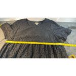 Style & Co black eyelet babydoll dress, size XL Photo 4