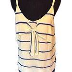 CAbi Yellow Stripe Knot Cami Size M Photo 0