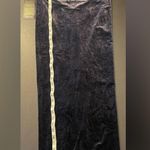 Bebe Mara Deep V Black Backless Velvet Slip Dress Women’s Size Small Photo 6