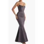 House Of CB Violette Satin Mermaid Gown Size Small Photo 1