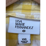 Lisa Marie Fernandez Target Yellow Gingham Button Front Dress XXS Tradwife Farm Photo 4
