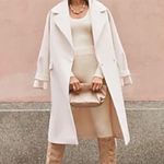 Ann Taylor Desert Sand Nude Block Leather Tall Knee High Boots Heels Booties Photo 7