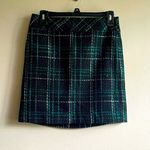 Loft COPY - Petites Black Plaid Pencil Skirt Photo 0