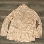 Victoria's Secret NWT Victoria’s Secret Silky/ Satin Cream Floral Jacquard Double Breasted Blazer Photo 2