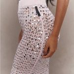 Missguided  Sparkling Sequin Maxi Skirt - Pink Silver Photo 3