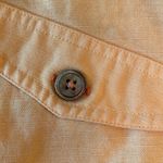 J Jill Linen Lyocell Blend Zip Up Casual Jacket Pale Orange Size Medium Photo 6