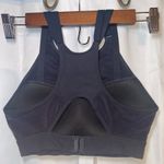 Gymshark Sports Bra Mesh Neckline 2.0 Padded High Support Bra Size Small Black Photo 3