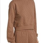 Generation Love Julie Rhinestone Sweatshirt Mink M NWOT Photo 0