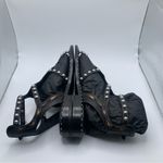 Ash NWB  Women's Plaza Leather T-Strap Sandals size 37 US 6.5 black leather Photo 8