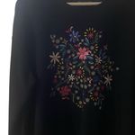 ZARA  large long sleeve embroidered dress ruffle bottom Photo 1