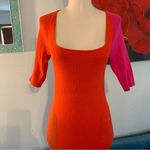Banana Republic  BR X HARBISON Pink Color-Block Sweater Dress Size XS X-small Photo 2
