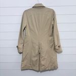 J.Crew  100% cotton tan trench coat with hidden buttons down front Size‎ XS Photo 3