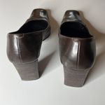 Coach  All Leather Brown Made in Italy Pumps Square Toe Size 6.5B Photo 3