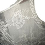 Rachel Zoe off White embroidered Lace boho western Cover-Up Photo 5