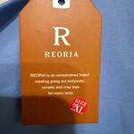 Reoria Square Neck Bodysuit NWT 2XL Blue Size 2X Photo 2