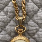 Vintage Sutton Gold Tone Watch Pendant on 30” Rope Chain * EUC Photo 7