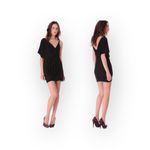 Misa new T-Bags [] ♛ Asymmetric Bubble Mini Dress ♛ Little Black Dress ♛ LBD Y2K Photo 3