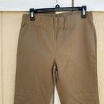 Soft Surroundings Tan Pull On Metro Legging Pants 27431 Size Small Stretch Snap Photo 1