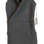 Ontwelfth Women Gray Black Jersey Short Sleeve Mini Dress Size Small Stretch NEW Photo 0