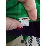 Anthropologie Shorts Colorblock Micro Boxer Cotton Size Large Blue Green NEW Photo 2