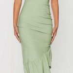 Pretty Little Thing Sage Green Dress Photo 0