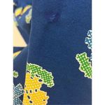 Malia Honolulu Vintage 60s Blue Floral Halter Dress XS Photo 11