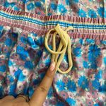 Free People Free‎ People M Pillow Talk Satin Pajama Set Lilac Blue Floral Print Silky New Photo 3