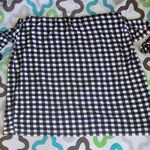Pretty Little Thing Checker Wrap Elastic Waist Tie Skirt Women Size 8 White & Black Photo 1