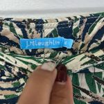 J. McLaughlin  Montaya Blue/Green Botanical Jacquard Shorts Photo 4