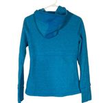 prAna Blue Long Sleeve Hooded Athletic Full Zip Casual Jacket Women Sz XS Photo 1