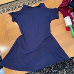 Charming Charlie Navy Cold Shoulder Dress Photo 1