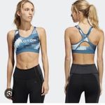 Adidas NWT Peloton By  Sports Bra HEAT.RDY Believe This  Women's Size Small Blue Photo 1