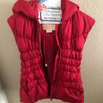 Michael Kors Micheal Kors Red Puffer Vest Photo 0