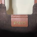 STAUD  Shirley Brown Leather Tote Bag Photo 1