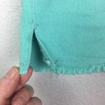 VIOGOLD Teal Cutoff Jean Shorts Size 30 Green Photo 1