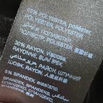 Bebe Black Crackled Gold Metallic Knit Sleeveless High Neck Bodycon Dress Photo 5