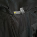 Zella  Fleece Bomber Jacket Black Teddy Fleece Insulated Long Sleeve Zip Up Photo 7