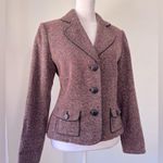 Apt. 9  Burgundy Single Breasted Blazer Photo 4