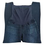 Spanx Mama Maternity Jean-ish Ankle Leggings Jeans Dark Wash Pants Size L Photo 0