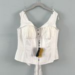 NWT Corset Story White Cotton Embroidery Anglaise Overbust with Gathered Bust Size undefined Photo 1