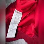 House Of CB NWOT  Carlotta Red Ruched Mesh Off the Shoulder Midi Dress sz XS Photo 7