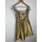 Sandro  Palacio Metallic Mini Dress Photo 2