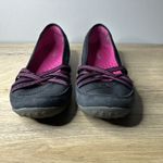 Clarks Shoes Gray Pink Flats Nubuck Suede Cushioned Slip On Neutral Casual 7 Photo 4