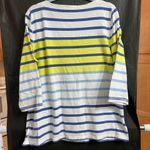 Talbots Women’s XL Long-Sleeve Striped Top Nautical Yacht Cruise Vacation Photo 4