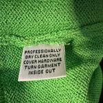 St. John Vintage  Sport Kelly Green Sweater V Neck Logo Gold Buttons Preppy Twee Photo 7