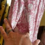 Ophelia & Indigo Mia Dress Smocked Floral Pink Maxi Dress with Bow Straps Sz XS Photo 5