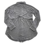 Soft Surroundings Soft‎ Surroundings Top Women Small Gray Cool Breeze Jersey Knit Shirt Button Up Photo 5