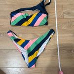 Cotton On NWOT rainbow bikini top size xs and bottoms small Photo 2