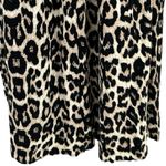 Cannes Women's Size 6 Leopard Long Sleeve Front Button Tie Waist Maxi Dress Black Photo 5