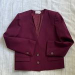 Mort Schrader 60s Dark Wine Colored Blazer Purple Size 10 Photo 10